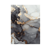 Gray Gold Blurred Yağlı Boya Dokulu TabloYağlı Boya Dokulu Soyut TablolarTablolife