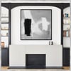 Grey BW Yağlı Boya Dokulu TabloYağlı Boya Dokulu Soyut TablolarTablolife.com