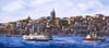 Haliç ve Galata Kulesi - Kanvas Tablo