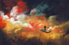 Journey To Dreams Yağlı Boya Dokulu TabloYağlı Boya Dokulu Soyut TablolarTablolife.com