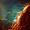 Look Up - Yağlı Boya Dokulu TabloYağlı Boya Dokulu Soyut TablolarTablolife.com