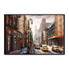 New York City Yağlı Boya Dokulu TabloYağlı Boya Dokulu Şehir TablolarıTablolife