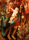 Pavel Filonov Peasant Family (The Holy Family) Kanvas TabloÜnlü Ressamların TablolarıTablolife
