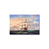 Pirate Ship - Yağlı Boya Dokulu TabloYağlı Boya Dokulu Soyut TablolarTablolife.com