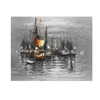 Pirate Ships Yağlı Boya Dokulu TabloYağlı Boya Dokulu Soyut TablolarTablolife