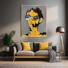 Soyut Gizem 2 3D Yoğun Yağlı Boya Dokulu Tablo3D Yoğun Yağlı Boya TablolarTablolife
