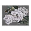 Three White Roses Yağlı Boya Dokulu TabloYağlı Boya Dokulu Çiçek TablolarıTablolife