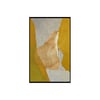 Yellow Yağlı Boya Dokulu TabloYağlı Boya Dokulu Soyut TablolarTablolife.com