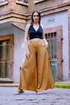 Re-Rash Pantolon - Akışkan Dokulu Yüksek Bel Kadın Pantolon