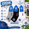 12 li Erkek Çocuk PATİK  Çorap-Karışık Renk