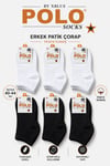 12 li POLO-X Erkek Patik Çorap