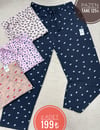 2 li İlbaş Pazen Bayan Pijama-Karışık Renk