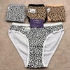 6 lı Gümüş Bayan Bikini Külot-Leopar-Karışık Renk