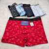 6 LI Menbox Desenli Erkek Lycra Boxer-Karışık Renk