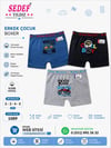 6 lı Menbox-Sedef Erkek Çocuk Boxer - Karışık Renk