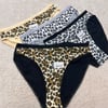 6 LI Tutku Bayan Leopar Bikini Külot-Karışık renk