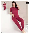 Bayan Fitilli Pijama Takım