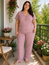 GoodNight Bayan Pijama Takım-gülkurusu kalp