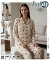 Işılay Sleepy Byn Pijama Takım-3607-krem
