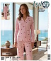 Işılay Sleepy Byn Pijama Takım-3613 kalp