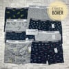 Menbox Desenli Erkek Lycra Boxer-Karışık Renk
