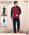 Moonlıne Erkek Uzun Kol Pijama Takım-3100