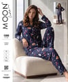 Moonlıne Süet Byn Pijama Takım-laci yılbaşı
