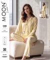 Moonlıne Süet Byn Pijama Takım-sarı civciv