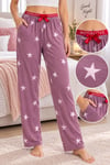 Pijamoni Bayan Milan Pijama-lila yıldız