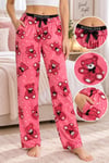 Pijamoni Bayan Süet Pijama-narçiçeği ayıcık