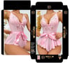 Ruselin Fantezi Gecelik-2118 PEMBE