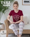 TARZMODA Kısa Kol Süprem Altuzun Takım-1626 pembe