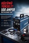 500 Amper 3'ü 1 Arada Gazsız Gazaltı MIG/MMA/TIG Lift İnverter Kaynak Makinesi 220V Dijital Ekranlı