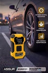 ASSUR 12000mAh Oto Kompresör Powerbank LED Işık