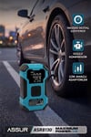 ASSUR 12000mAh Oto Kompresör Powerbank LED Işık