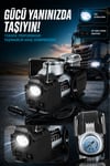 Assur 12v Çakmaklık Girişli 150 psi Mini Hava Kompresörü