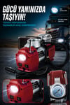 Assur 12v Çakmaklık Girişli 150 psi Mini Hava Kompresörü