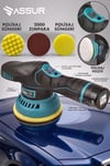Assur 12V Orbital 6 Kademli Cila Pasta Parlatma Polisaj Makinesi