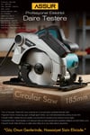 Assur 1400W Elektrikli Sunta Kesme 185 Mm Daire Testere