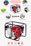 Assur 9,8 Hp Metal Şanzıman Turbo Benzinli Yüksek Performans 3 Parmak Benzinli Su Motoru