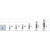 Gurza Double Rolling Swivel