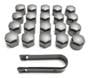  Cap, Wheel nut (20 PCS) + Funnel, Oil dipstick ,Gray 321601173A/8D0012244A