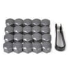  Cap, Wheel nut (20 PCS) + Funnel, Oil dipstick ,Gray 321601173A/8D0012244A