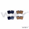  Ford Focus 1.8-2.0 98-04 - Fıesta 2.0 16V 05-08 Volvo S40 Arka Balata Fişsiz