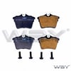  Peugeot 407 04-11/607 05-11/Cıtroen C5 Iıı 10- Arka Balata Fişsiz