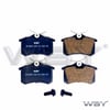  Vw Golf I-Iı-Iıı-Passat-Polo-Caddy-Bora-Sharan 92-/Megane I Iı 99- 17 Mm Arka Balata Fişsiz