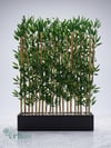 Seperatör Bambu Modelleri | MDF Saksılı Yapay BambuBambu Seperatör (70 cm Siyah Mdf Saksıda)