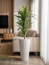 Yapay Mısır Ağacı (Dracena) 130 cm | Dekoratif Tropikal Yapay BitkiYapay Mısır Birkisi (Dracena) 130 cm