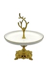 Yaren Style21 cm Gold Lüks Figür Ayaklı Yuvarlak Seramik Sunum Ve ikramlık Kek Pasta Standı21 cm Gold Lüks Figür Ayaklı Yuvarlak Seramik Sunum Ve ikramlık Kek Pasta Standı