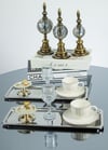 Yaren Style2'li Lüks Paslanmaz Çelik Baton Tepsi Seti – Çay, Kahve, Pasta, Sunum ve Çeyiz İçin Dekoratif Servis2'li Lüks Paslanmaz Çelik Baton Tepsi Seti – Çay, Kahve, Pasta, Sunum ve Çeyiz İçin Dekoratif Servis